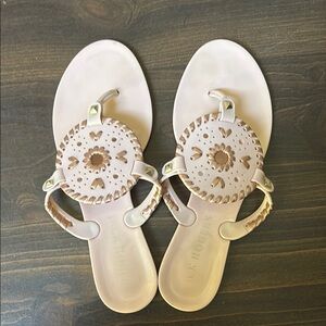 Jack Rogers Women's Cream Sandals